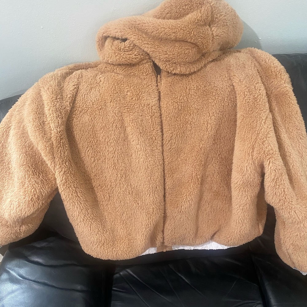 Victoria Secret PINK reversible Sherpa zip up
